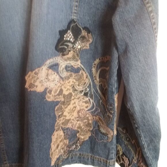 Vintage Chico's jean jacket - Picture 7 of 10